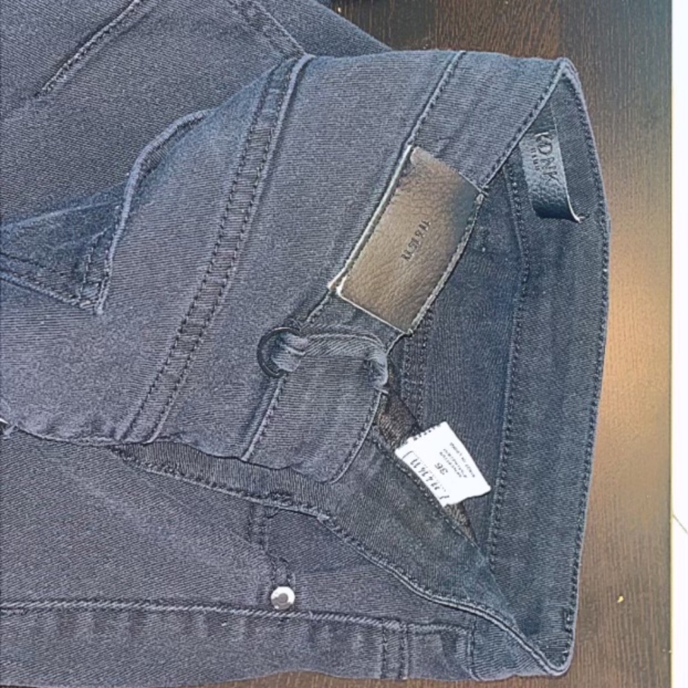 KDNK Black Cargo Pants Mens 36